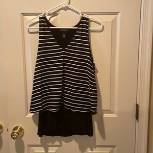 Polyester rayon spandex top